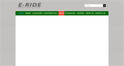 Desktop Screenshot of e-ride.ca